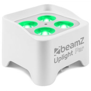 Beamz BBP90W Battery Uplight Par 4x 4W White
