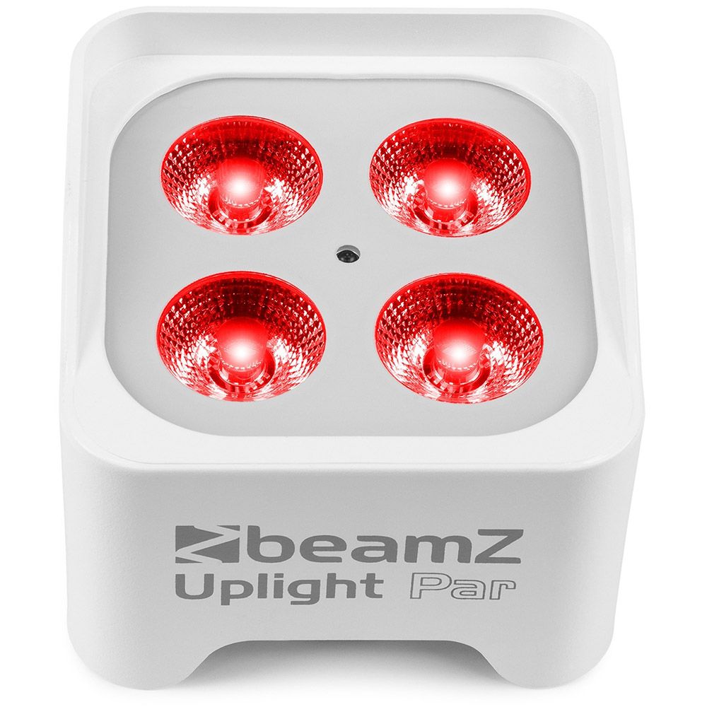 Beamz BBP90W Battery Uplight Par 4x 4W White