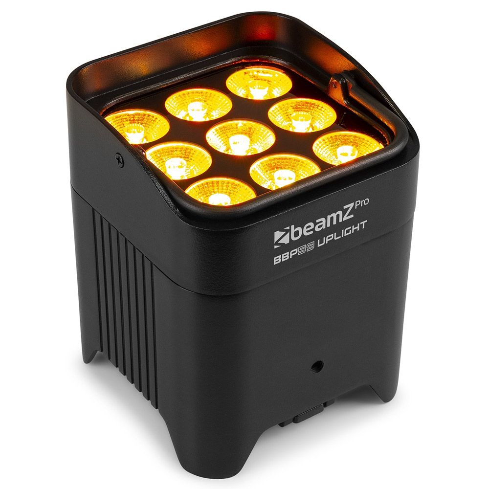 BeamZ PRO BBP59 Battery Uplight Par 9x 12W Outdoor
