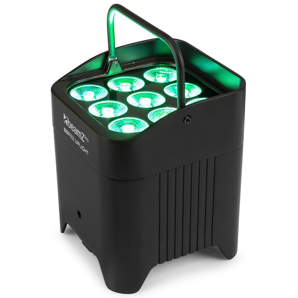 BeamZ PRO BBP59 Battery Uplight Par 9x 12W Outdoor