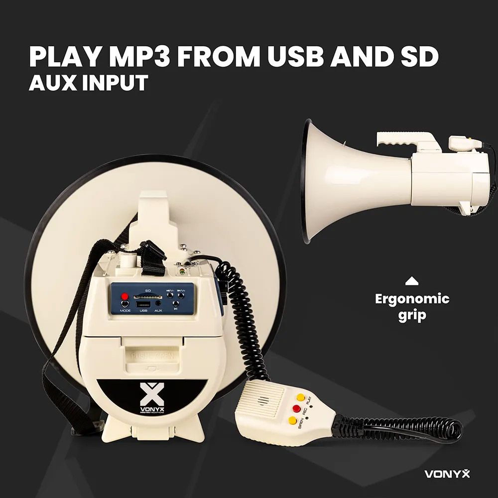 Vonyx MEG150 Portable Megaphone