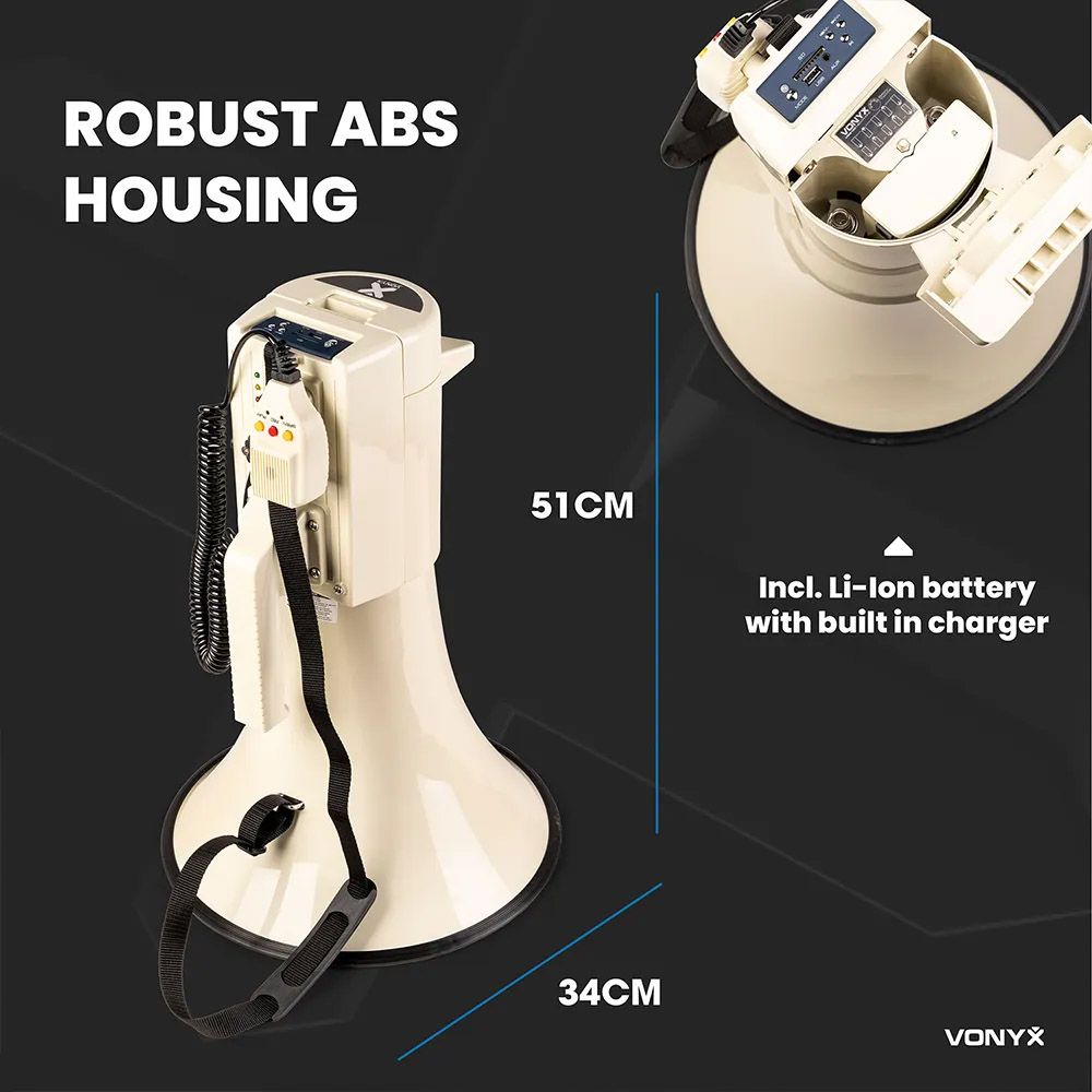 Vonyx MEG150 Portable Megaphone