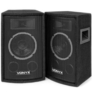 Vonyx SL6 6" Passive DJ/PA Cabinet Speakers 250W Pair