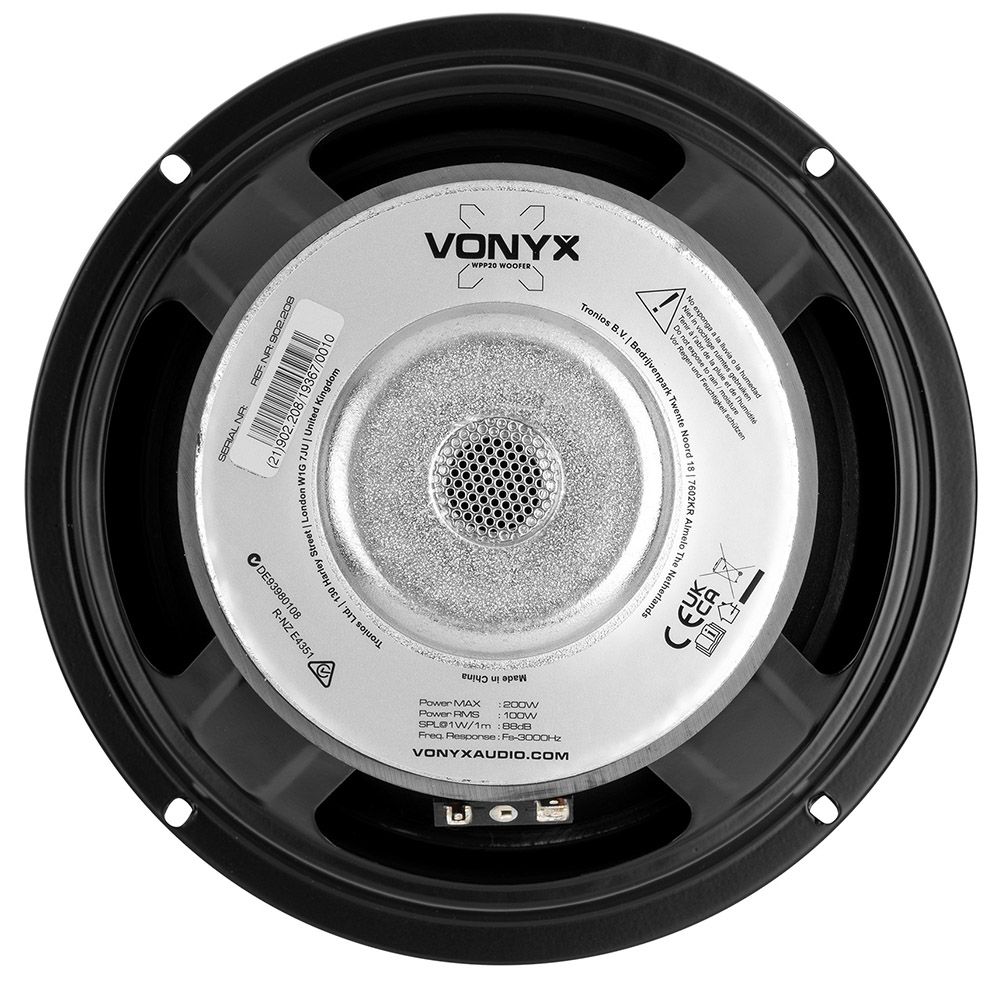 Vonyx WP20 8-inch HiFi Woofer