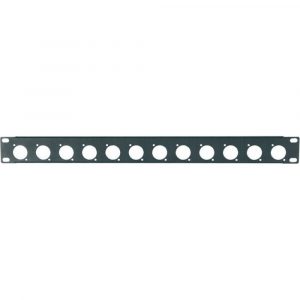 Proel RK12N 1U 19-inch Rack Perforated Connector Panel