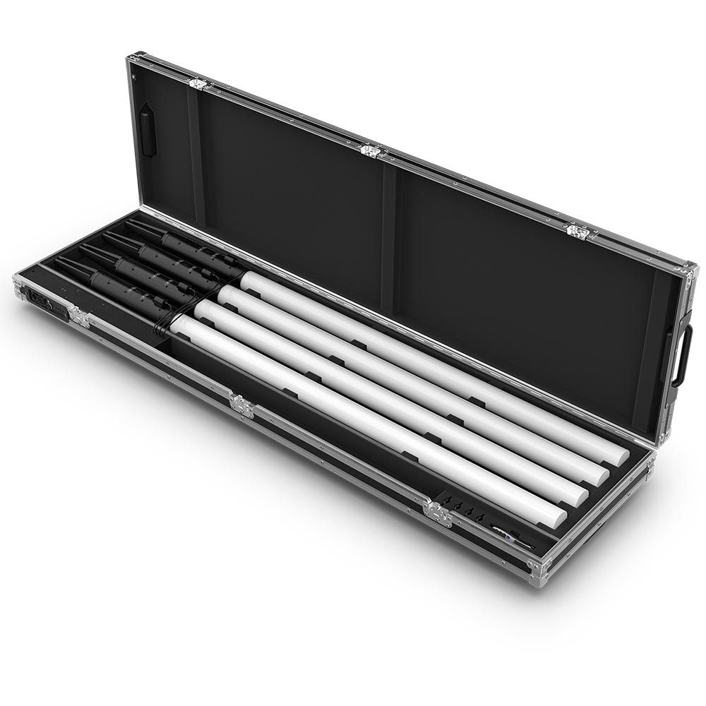 Chauvet Pro WELL STX 360 Battery-Operated RGBWW LED Tube 4-Fixture Kit