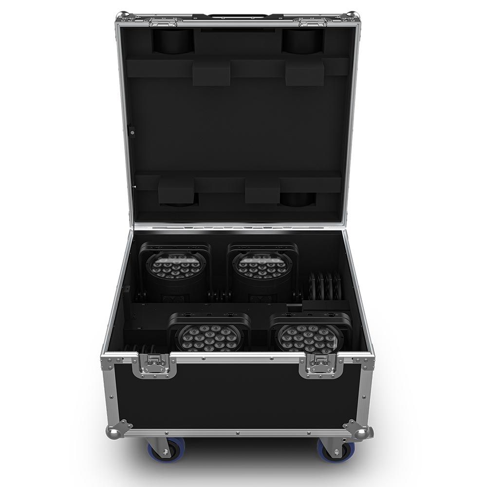 Chauvet Pro WELL POD 3 Battery-Powered PAR Wash Light 4-Fixture Kit