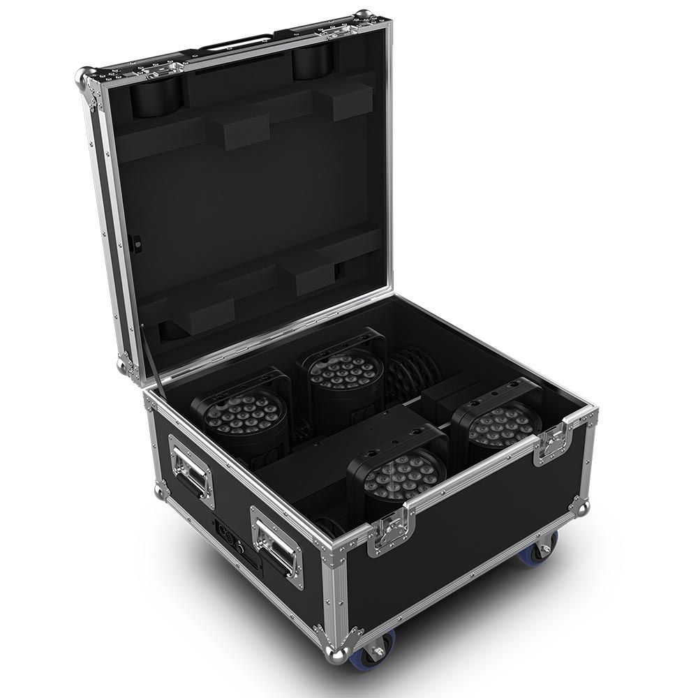 Chauvet Pro WELL POD 3 Battery-Powered PAR Wash Light 4-Fixture Kit