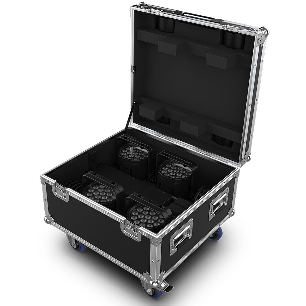 Chauvet Pro WELL POD 3 Battery-Powered PAR Wash Light 4-Fixture Kit